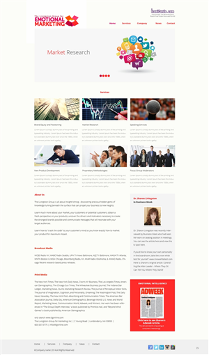 Web Design par pb pour The Livingston Group for Marketing, Inc. | Design : #3079938