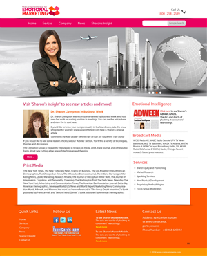 Web Design par pb pour The Livingston Group for Marketing, Inc. | Design : #3079960