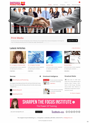 Web Design par pb pour The Livingston Group for Marketing, Inc. | Design : #3079981