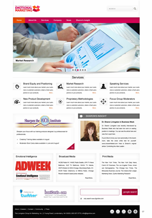 Web Design par pb pour The Livingston Group for Marketing, Inc. | Design : #3079985