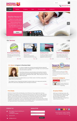 Web Design par pb pour The Livingston Group for Marketing, Inc. | Design : #3079998