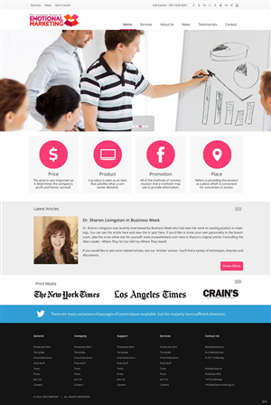 Web Design par pb pour The Livingston Group for Marketing, Inc. | Design : #3080005