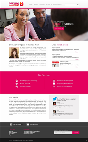Web Design par pb pour The Livingston Group for Marketing, Inc. | Design : #3080009