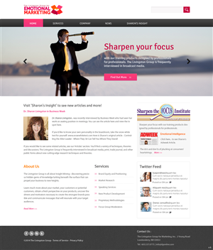 Web Design par pb pour The Livingston Group for Marketing, Inc. | Design : #3080020