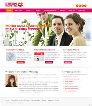 Web Design par pb pour The Livingston Group for Marketing, Inc. | Design : #3080028
