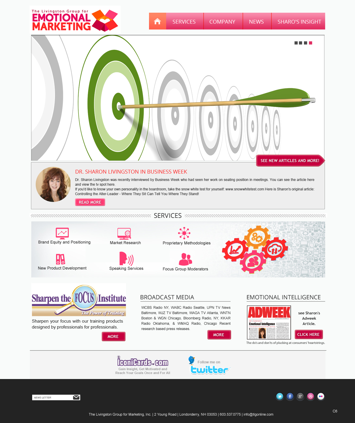 Web Design by pb for The Livingston Group for Marketing, Inc. | Design #3080070