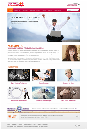 Web Design par pb pour The Livingston Group for Marketing, Inc. | Design : #3080081