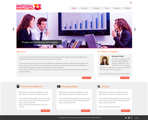 Web Design par pb pour The Livingston Group for Marketing, Inc. | Design : #3086791