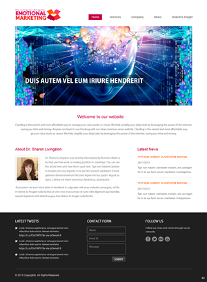 Web Design par pb pour The Livingston Group for Marketing, Inc. | Design : #3086794