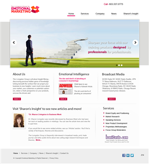 Web Design par pb pour The Livingston Group for Marketing, Inc. | Design : #3086796