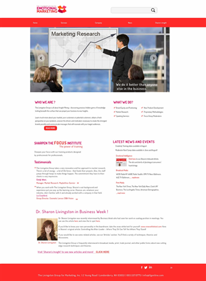 Web Design par pb pour The Livingston Group for Marketing, Inc. | Design : #3086799