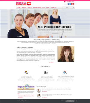 Web Design par pb pour The Livingston Group for Marketing, Inc. | Design : #3091493