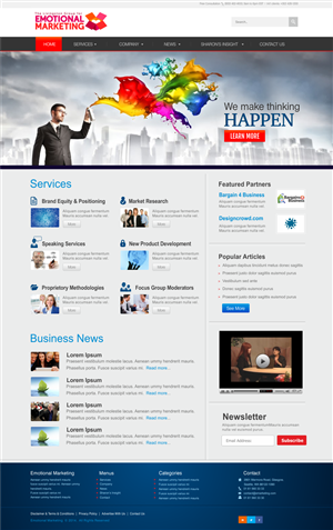 The Livingston Group for Emotional Marketing website | Web Design by CreativeIyke