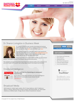 Web Design par jeckx2 pour The Livingston Group for Marketing, Inc. | Design : #3121992