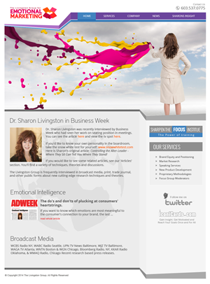 Web Design par jeckx2 pour The Livingston Group for Marketing, Inc. | Design : #3121995