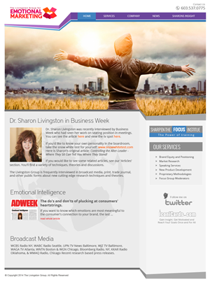 Web Design par jeckx2 pour The Livingston Group for Marketing, Inc. | Design : #3122023
