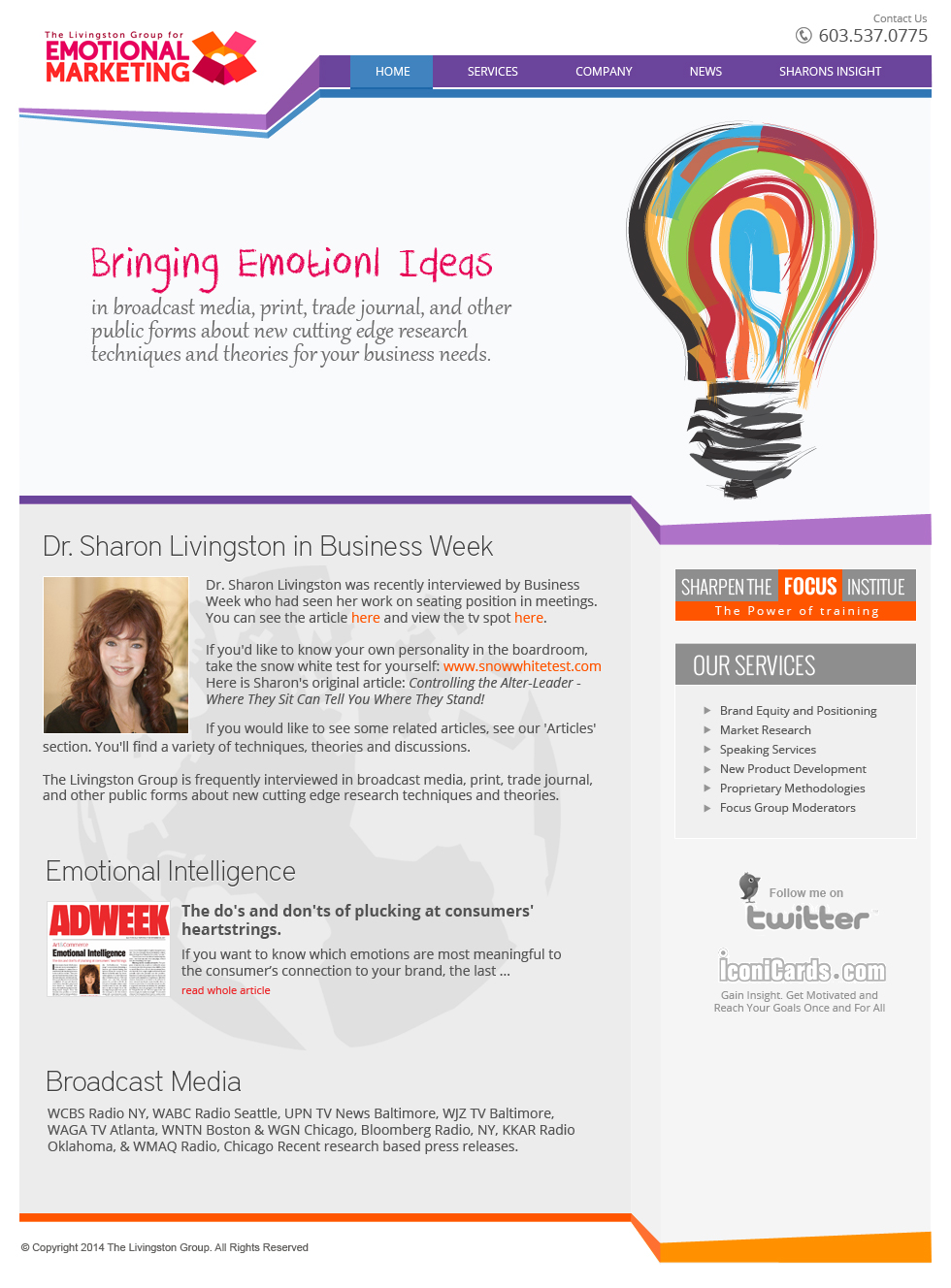 Web Design by jeckx2 for The Livingston Group for Marketing, Inc. | Design #3125899