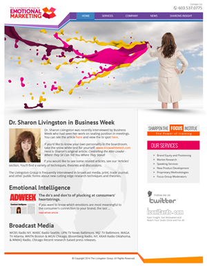 Web Design par jeckx2 pour The Livingston Group for Marketing, Inc. | Design : #3132757