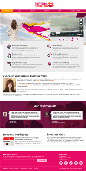 Web Design par jeckx2 pour The Livingston Group for Marketing, Inc. | Design : #3218681