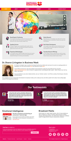 Web Design par jeckx2 pour The Livingston Group for Marketing, Inc. | Design : #3218783