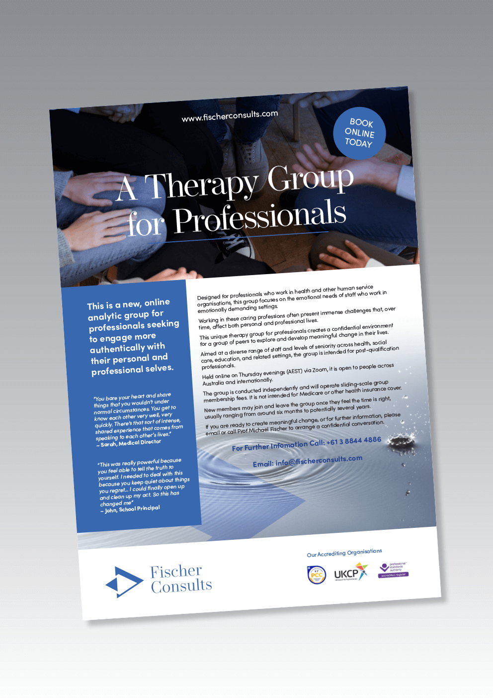 Flyer Design by andrew3344 for Fischer Consults | Design #28116311