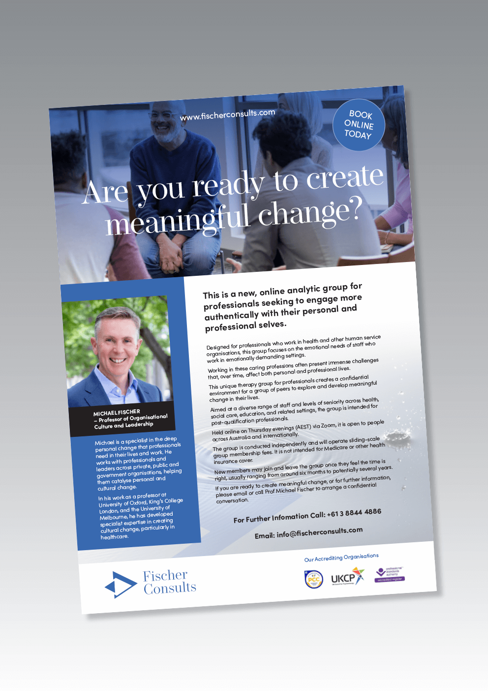 Flyer Design by andrew3344 for Fischer Consults | Design #28119365