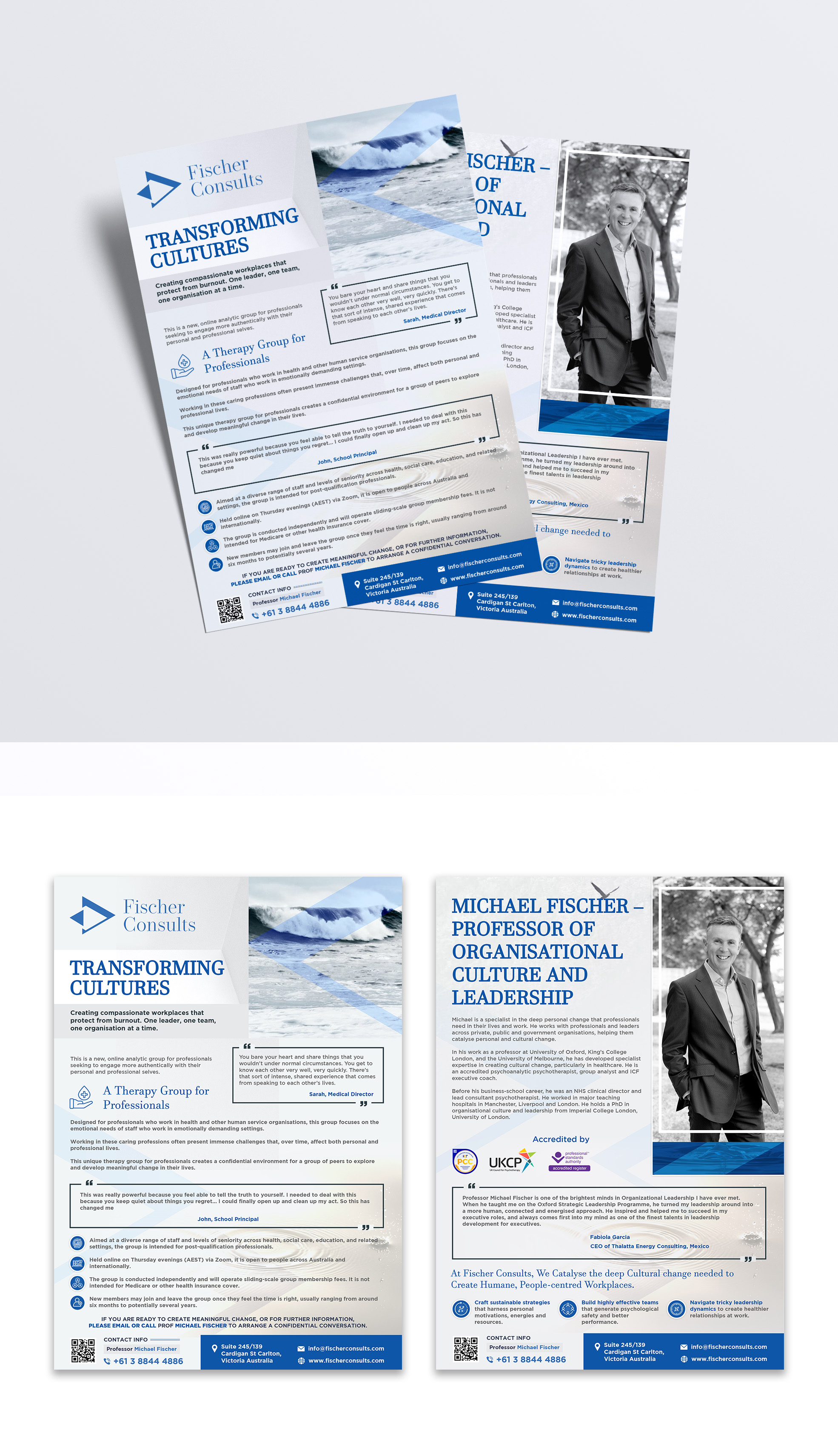 Flyer Design by debdesign for Fischer Consults | Design #28115321