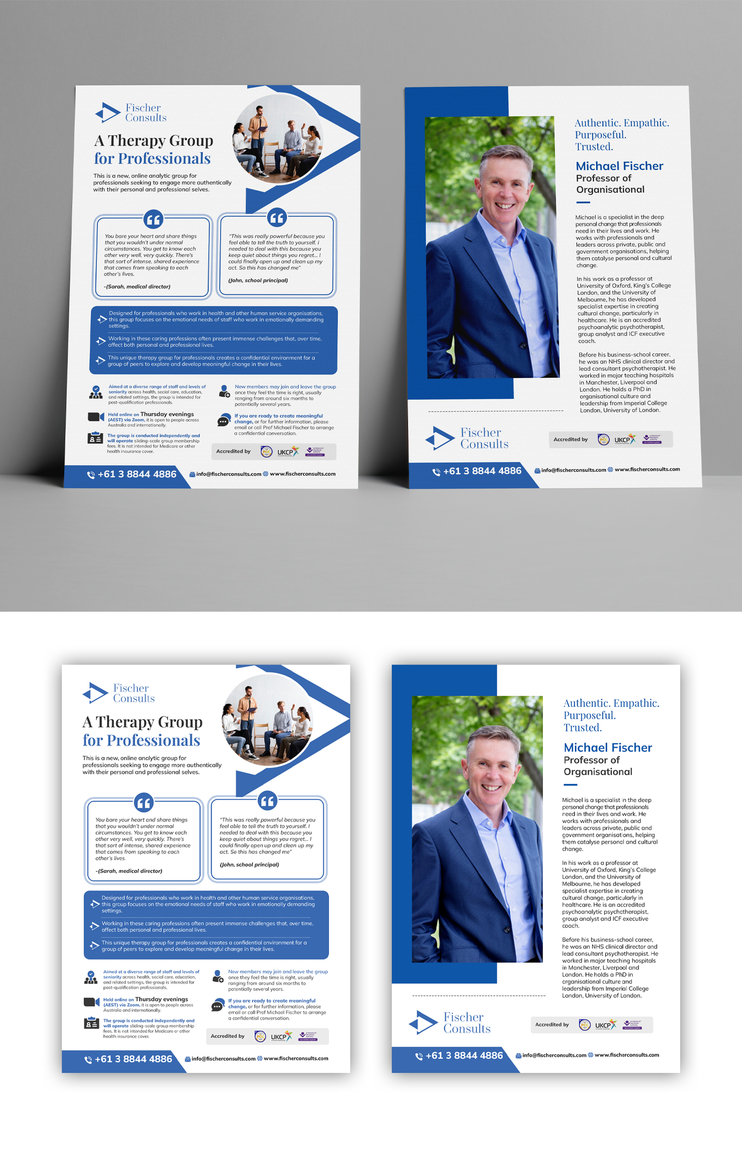Flyer Design by debdesign for Fischer Consults | Design #28116364