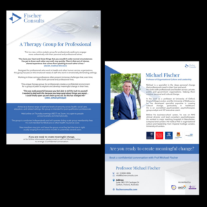 Flyer Design by DA. for Fischer Consults | Design: #28115102