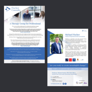 Flyer Design by DA. for Fischer Consults | Design: #28115175