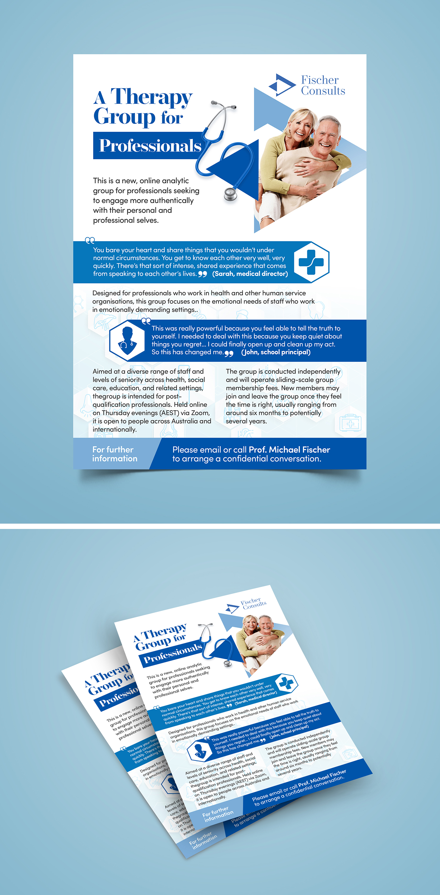 Flyer Design by Graphic Guy for Fischer Consults | Design #28117367