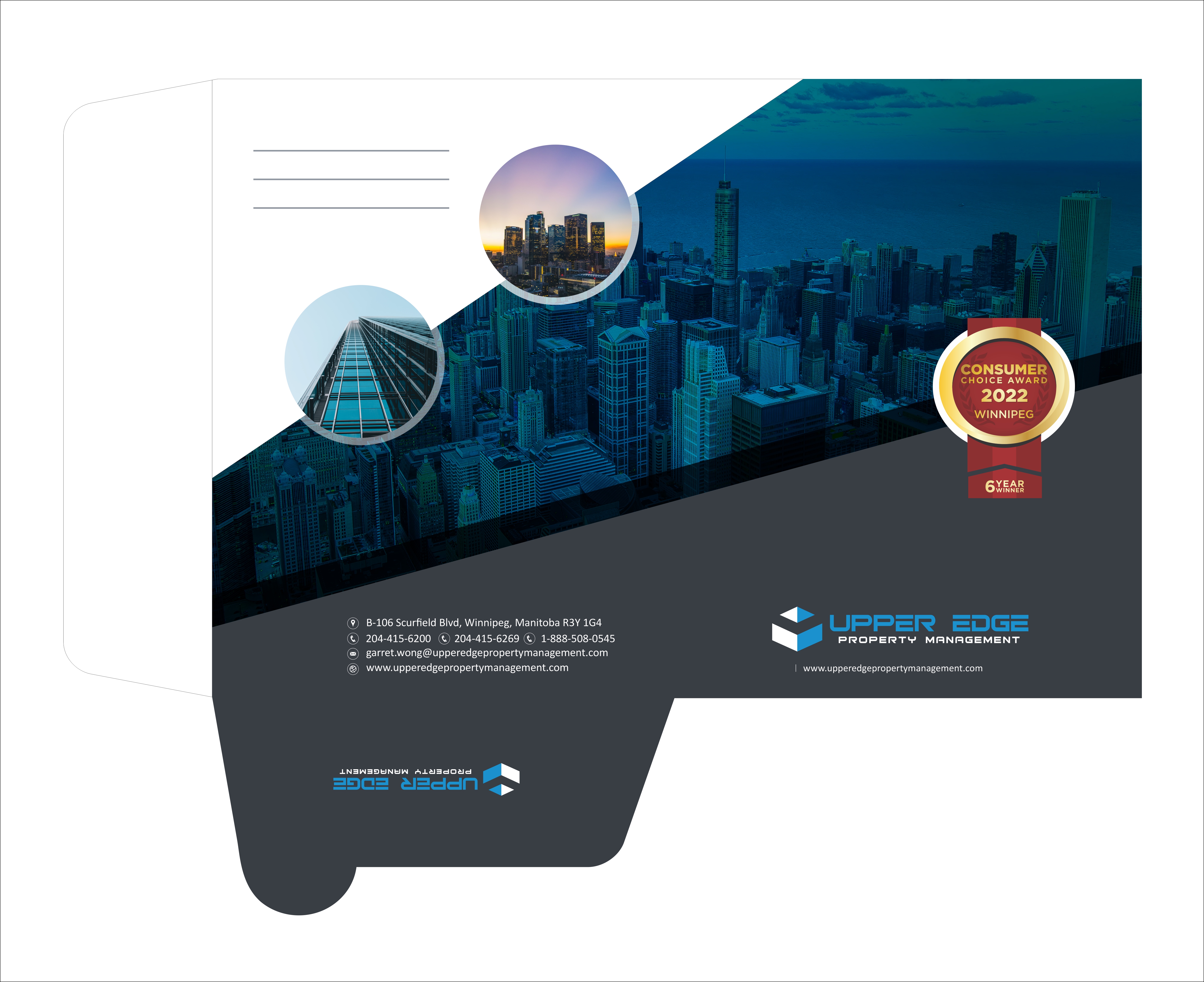 Stationery Design by kgraphics2011 for Upper Edge Property Management Inc. | Design #28111844