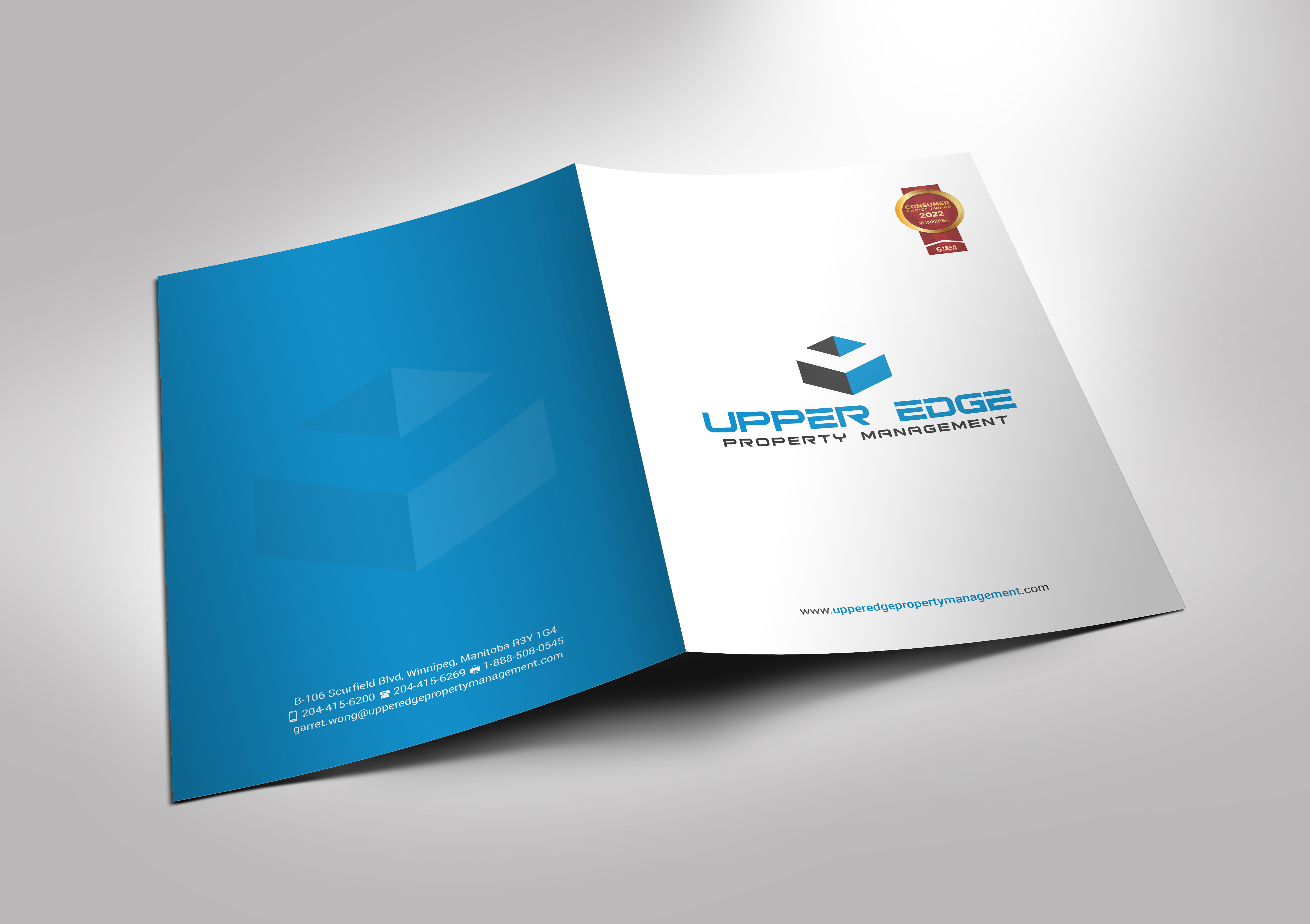 Stationery Design by R.design for Upper Edge Property Management Inc. | Design #28110383