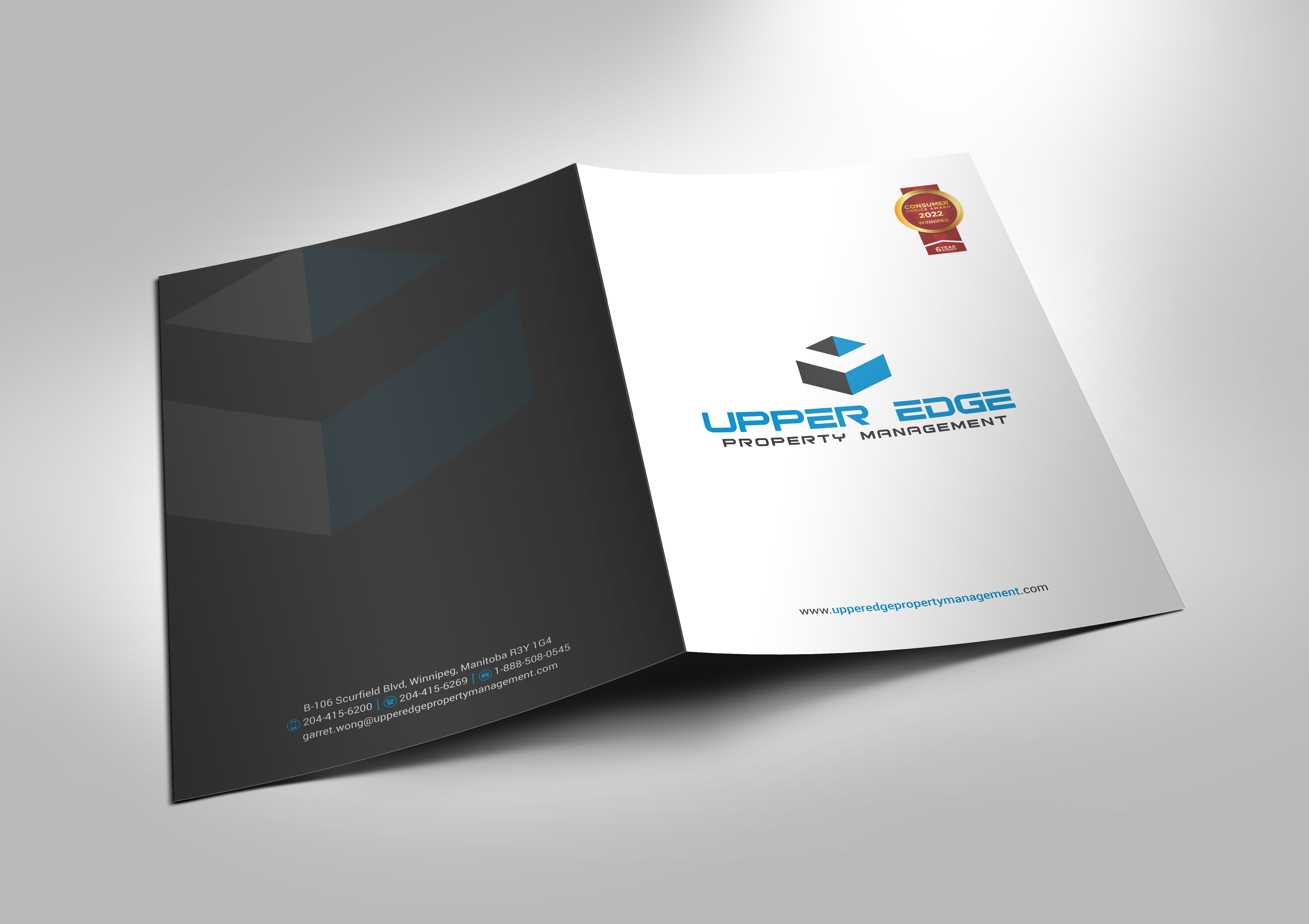 Stationery Design by R.design for Upper Edge Property Management Inc. | Design #28110705