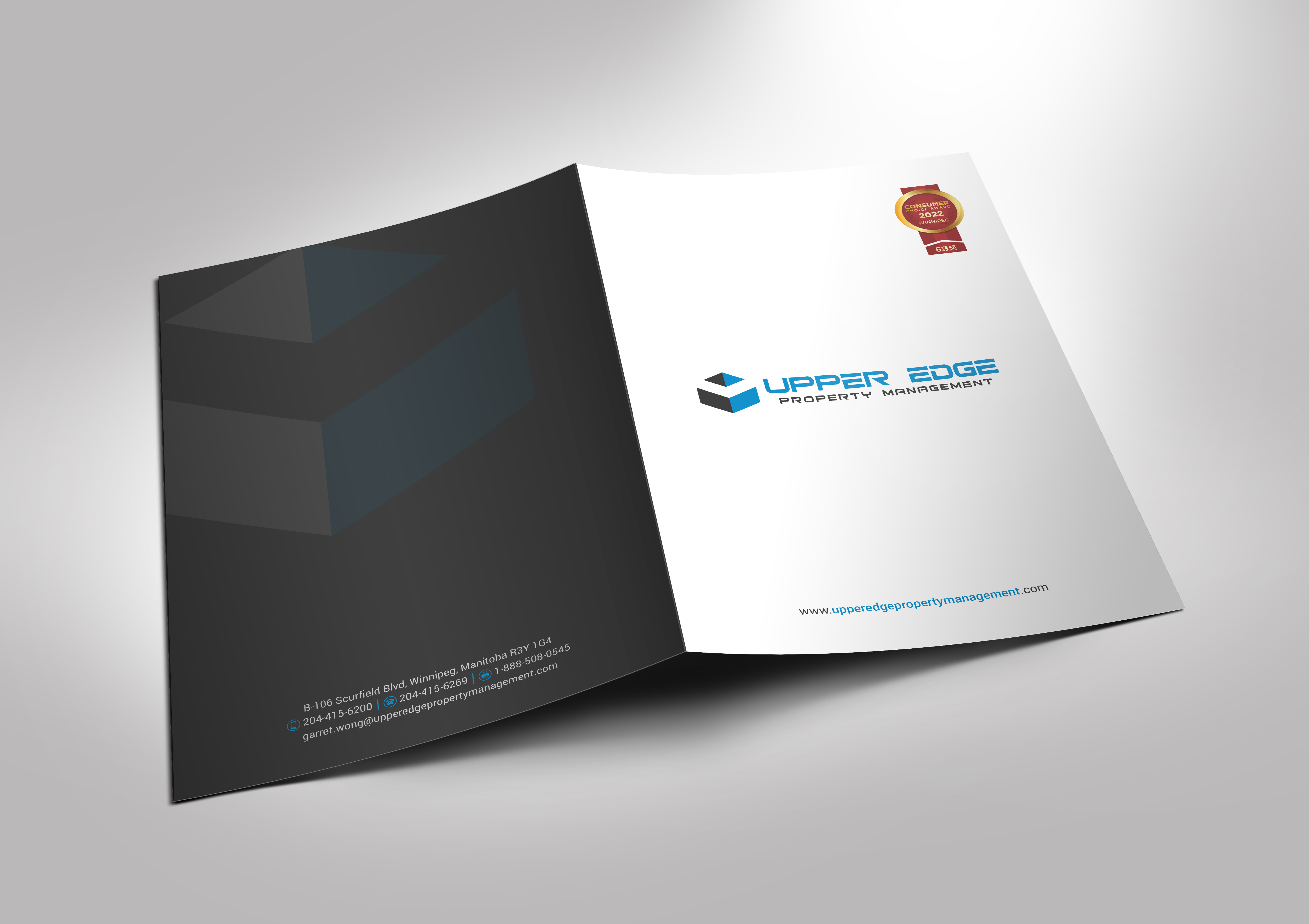 Stationery Design by R.design for Upper Edge Property Management Inc. | Design #28110709