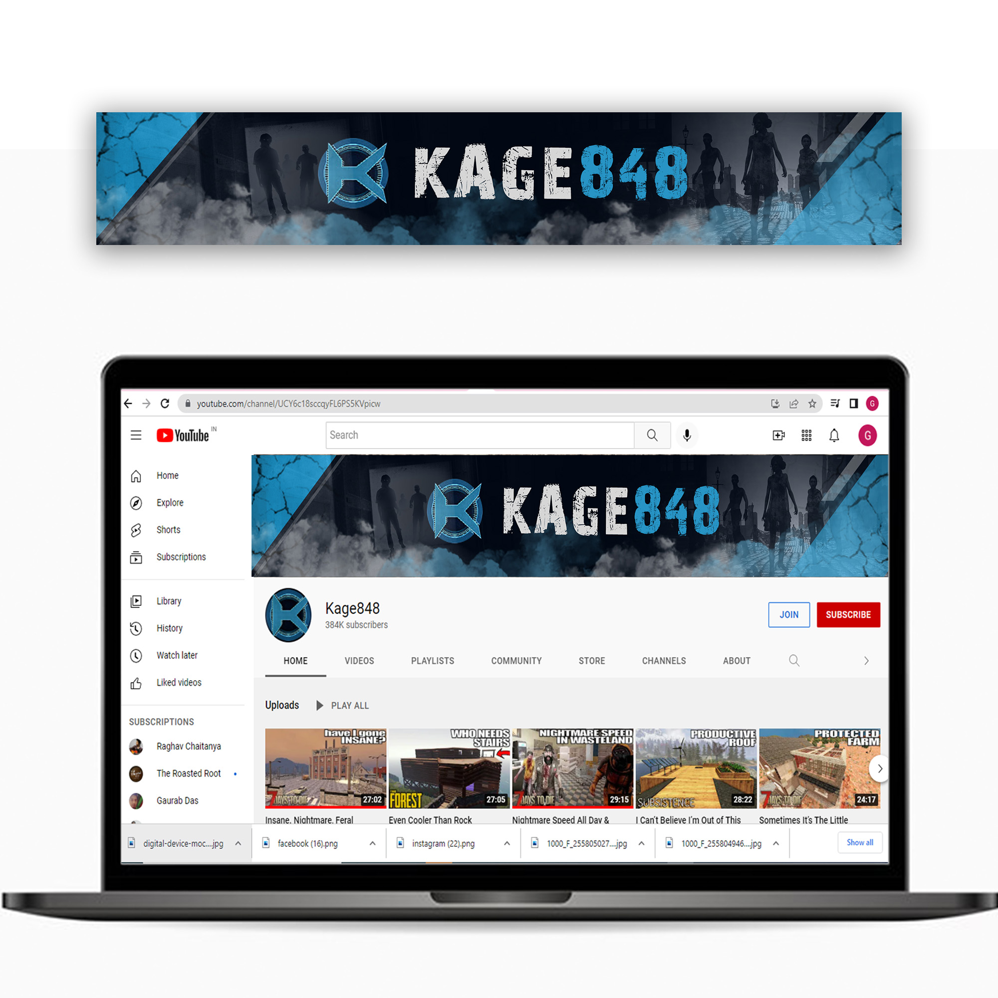 Design YouTube par debdesign pour ce projet | Design #28168348