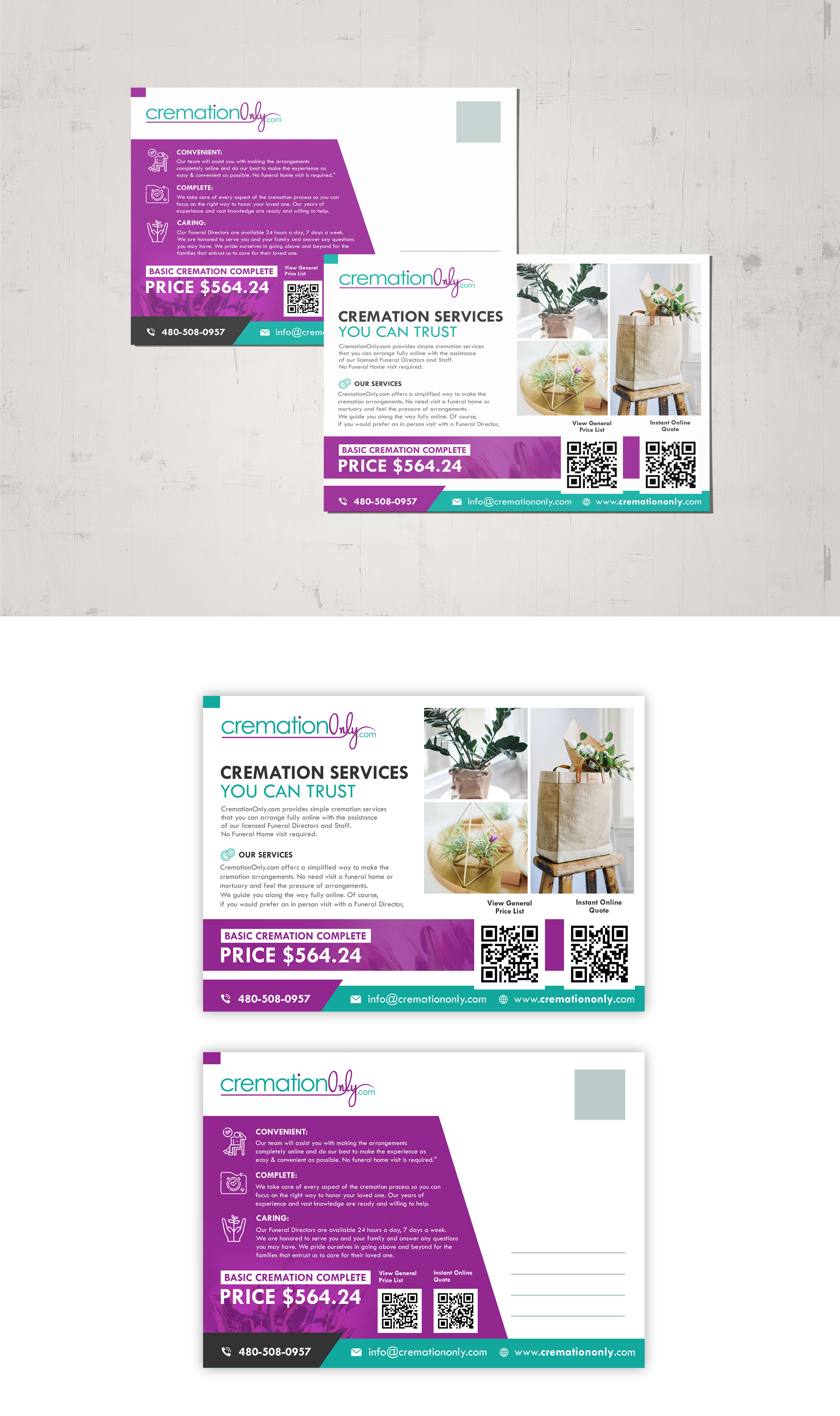 Postcard Design by debdesign for Palm Products LLC | Design #28117006