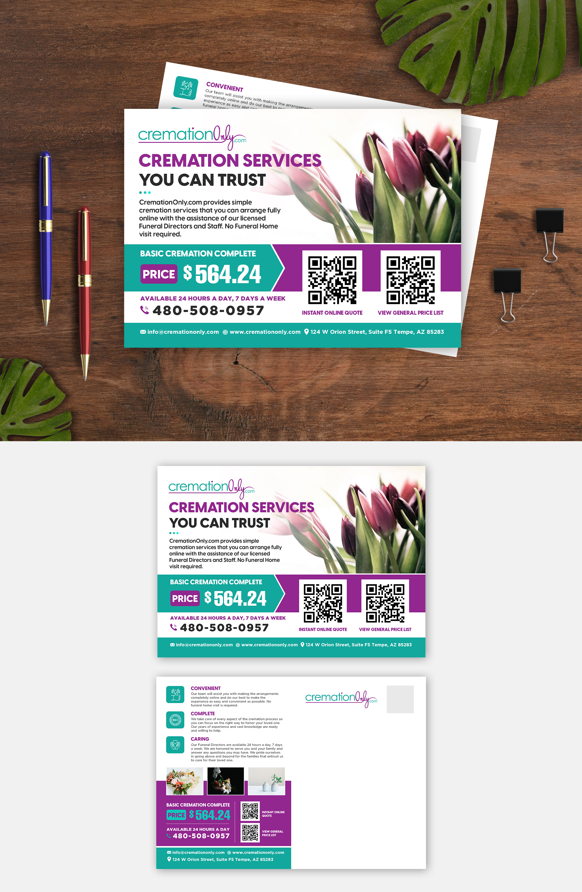 Postcard Design by debdesign for Palm Products LLC | Design #28117133