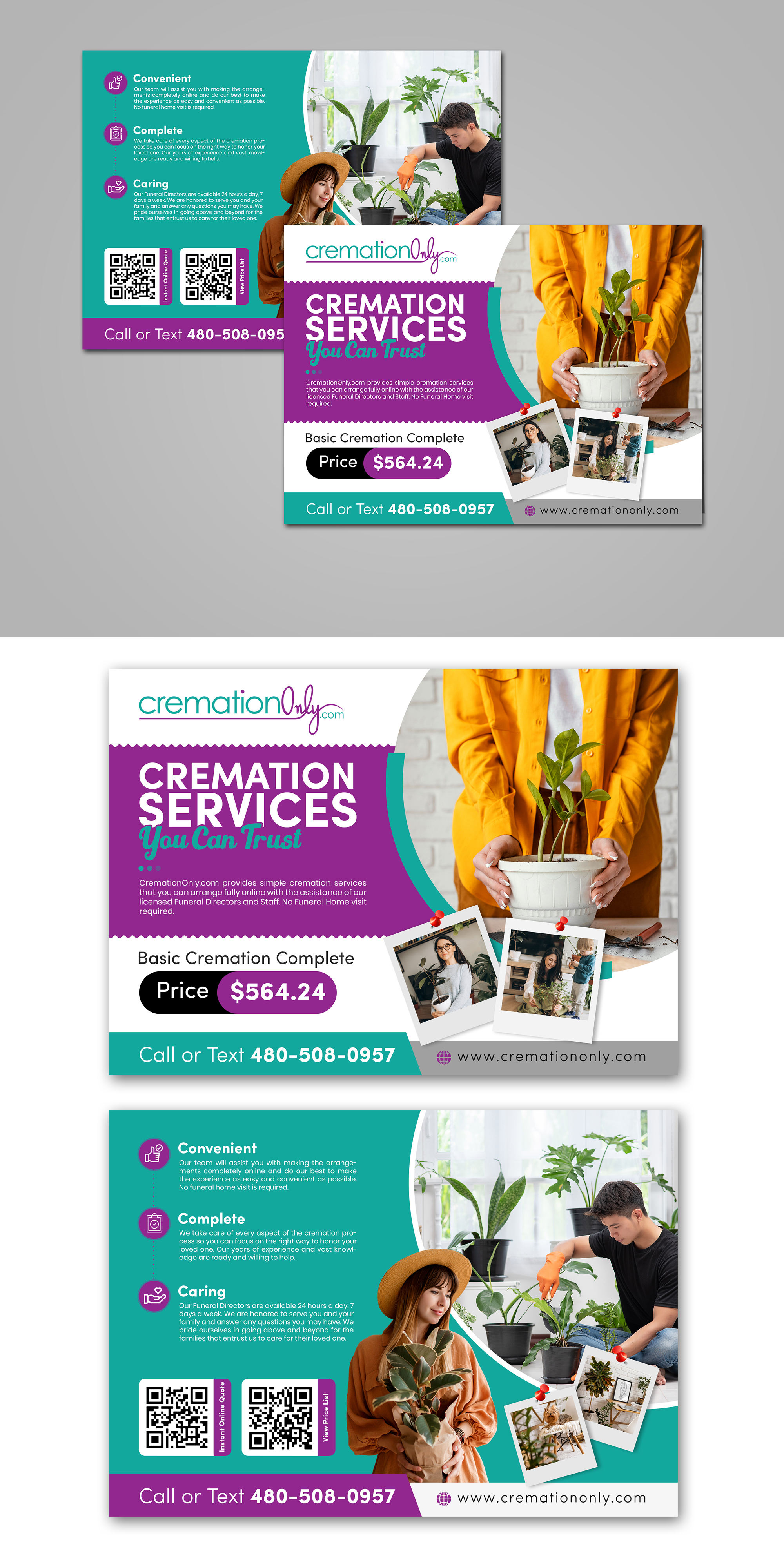 Postcard Design by debdesign for Palm Products LLC | Design #28120903