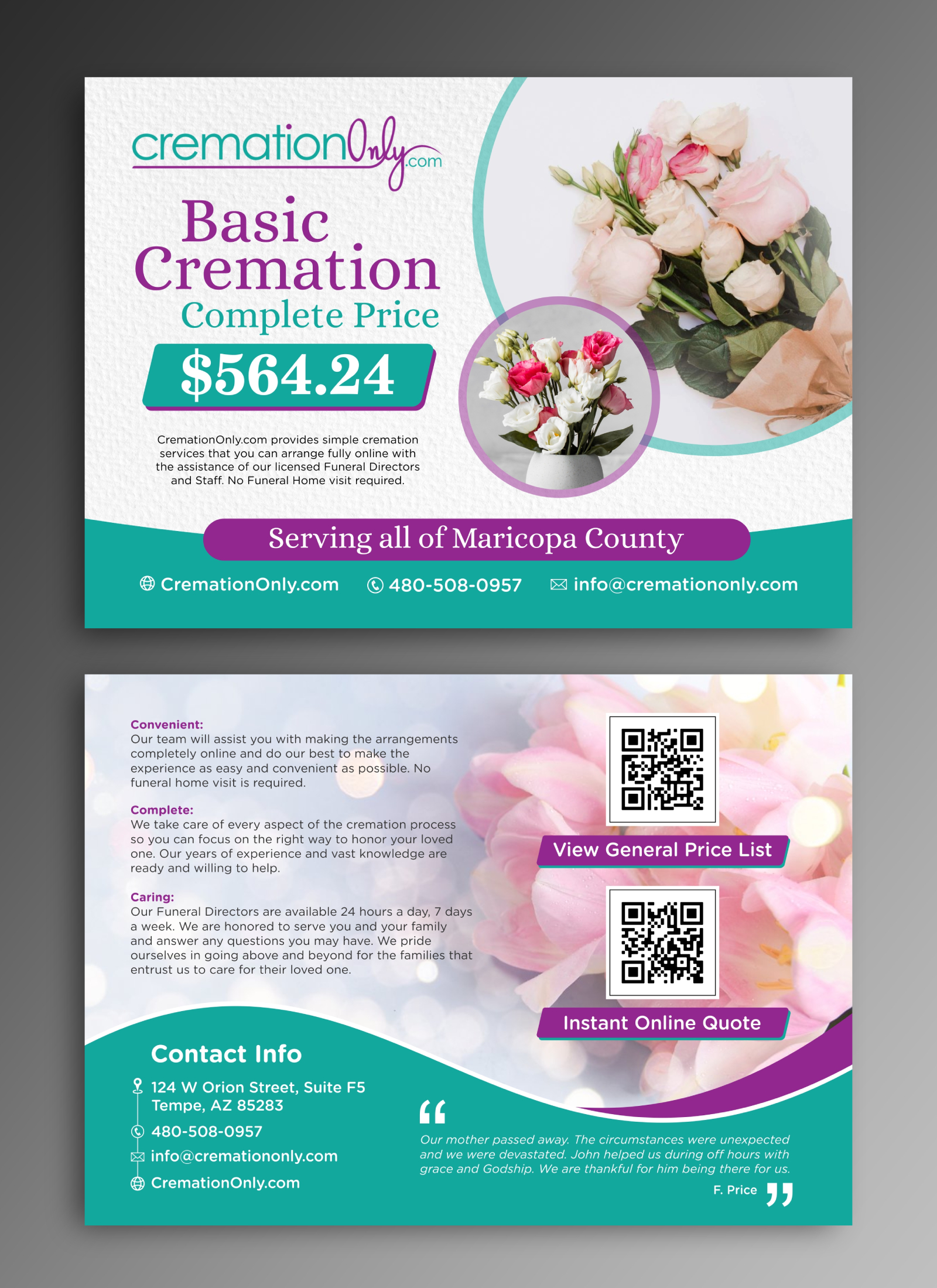 Postcard Design by ecorokerz for Palm Products LLC | Design: #28122674