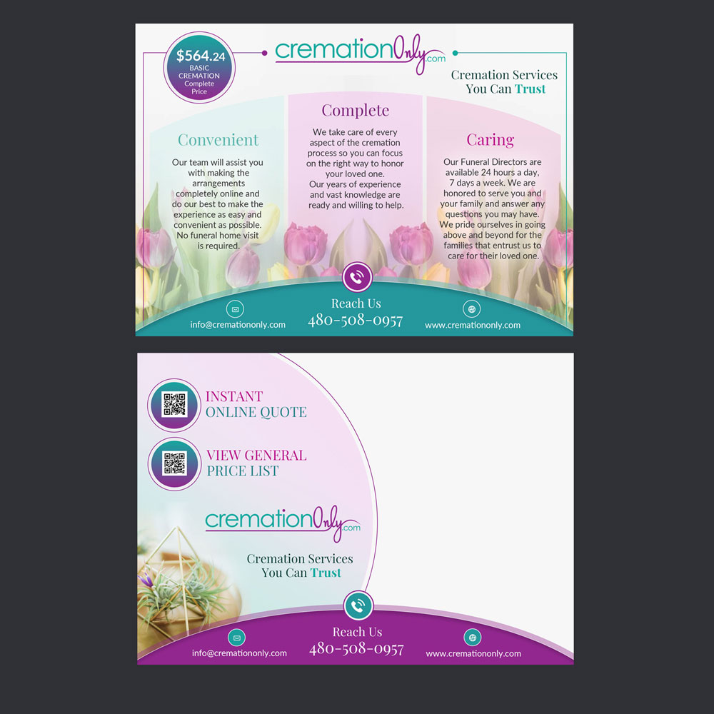 Postcard Design by DA. for Palm Products LLC | Design #28119786