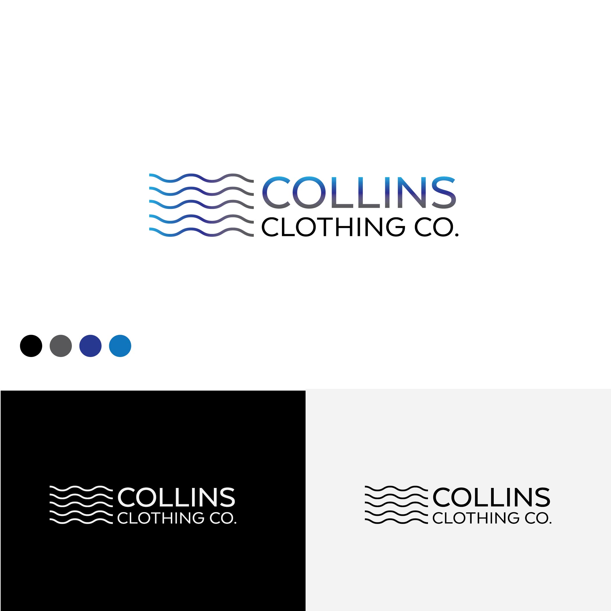 Logo Design by ILLUSTRATOR PRO for Collins Clothing Co | Design #28146918