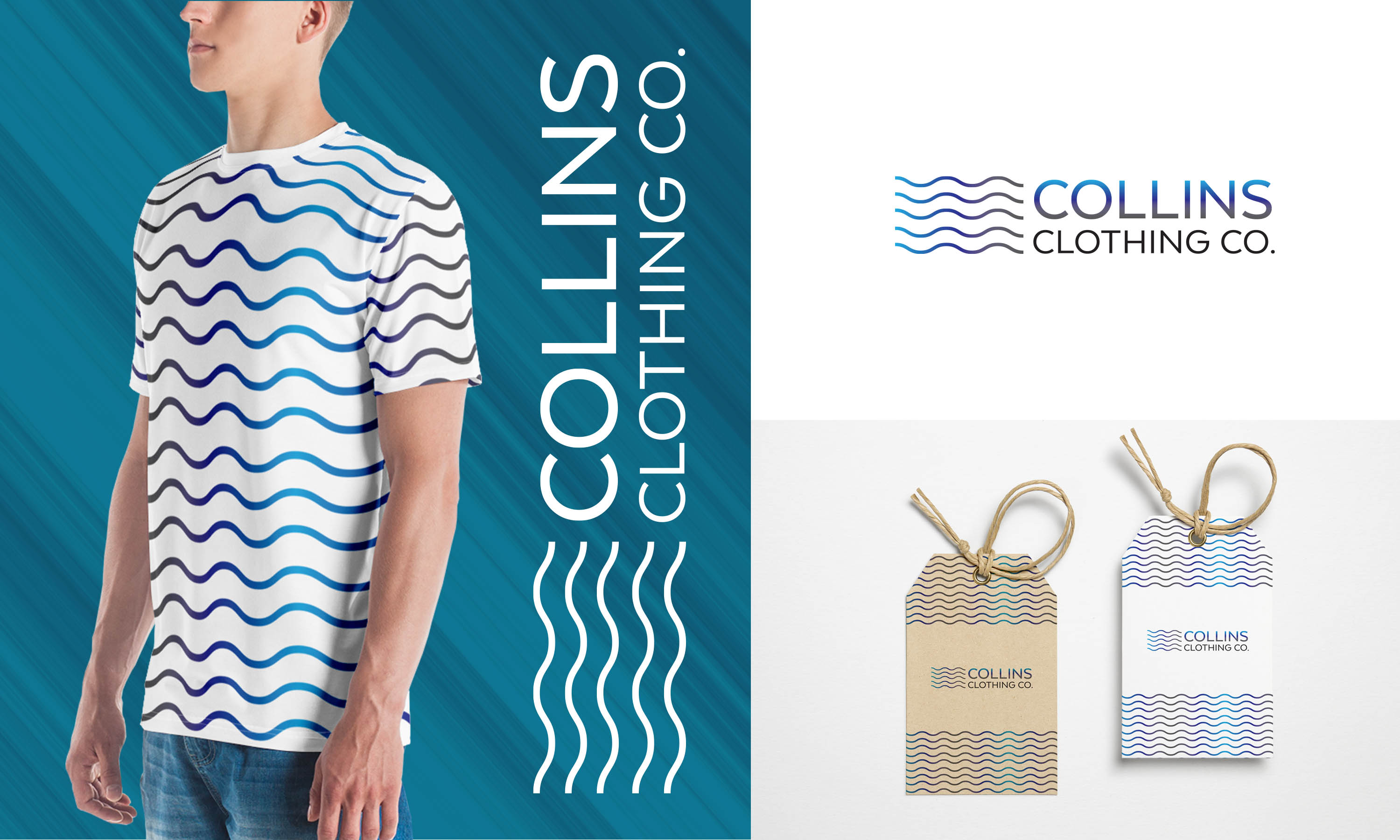 Logo Design by ILLUSTRATOR PRO for Collins Clothing Co | Design #28147089
