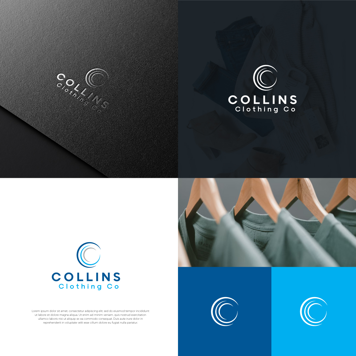 Logo Design by HWdesigns for Collins Clothing Co | Design #28116721