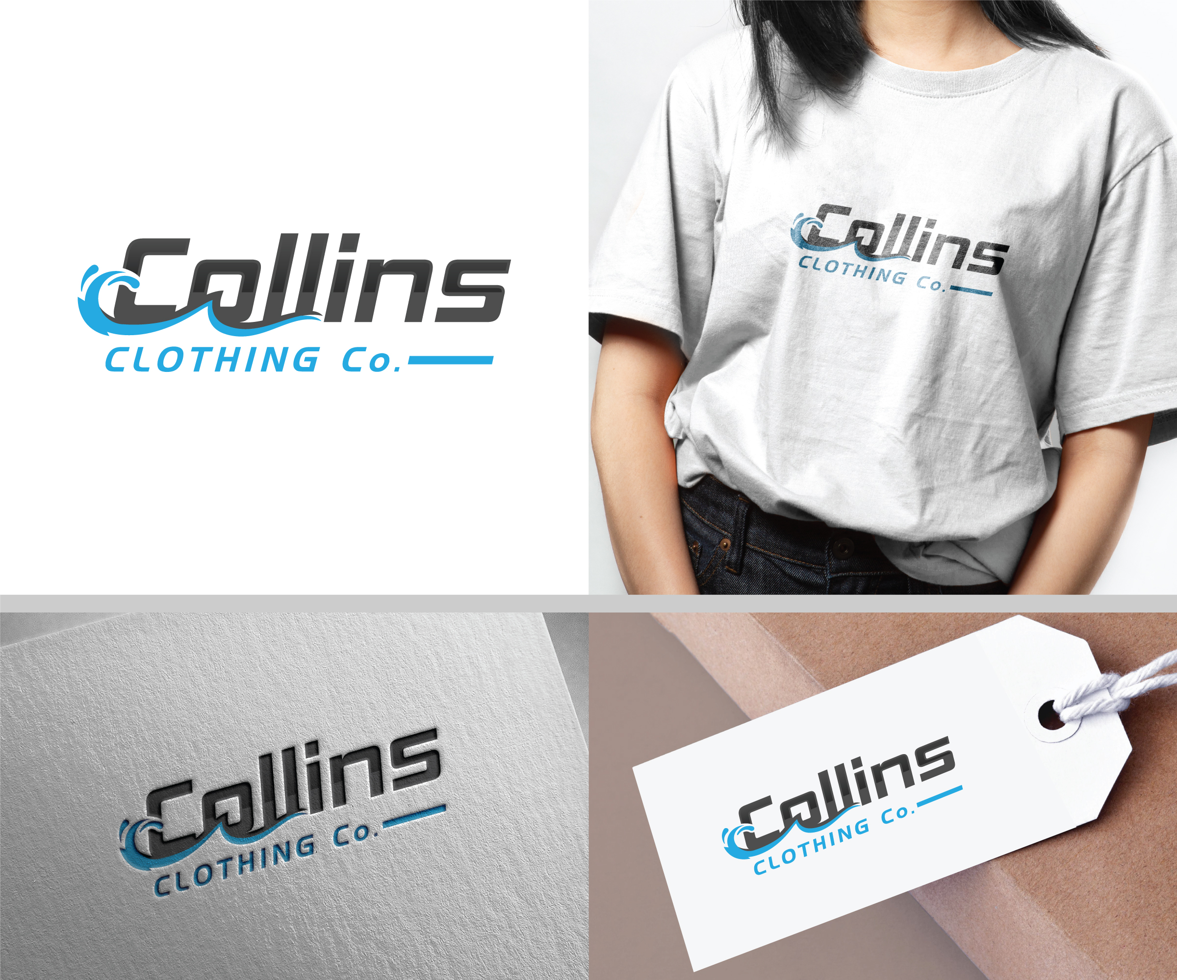 Logo Design by ecorokerz for Collins Clothing Co | Design #28153698