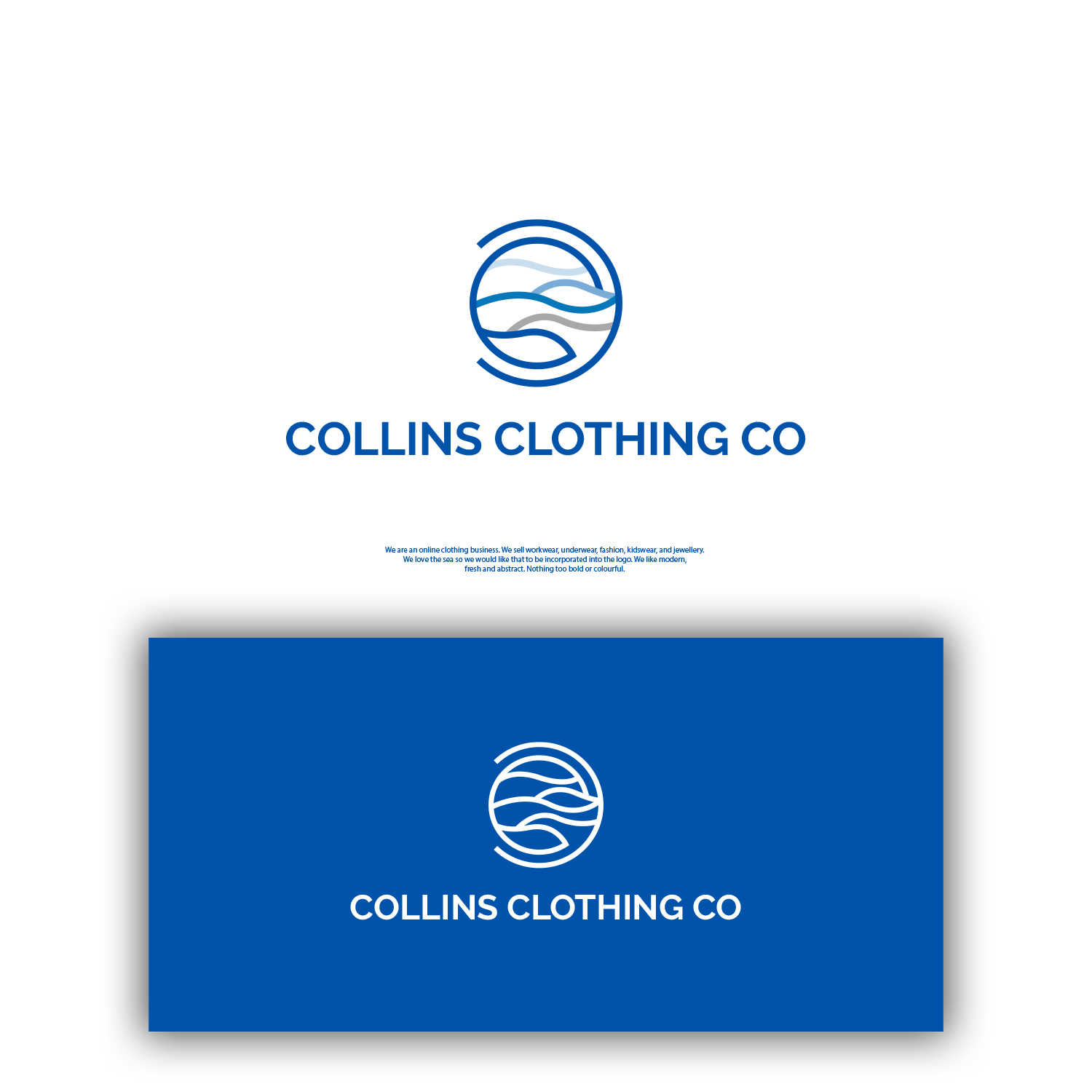 Logo Design by NZ Creatives for Collins Clothing Co | Design #28128727