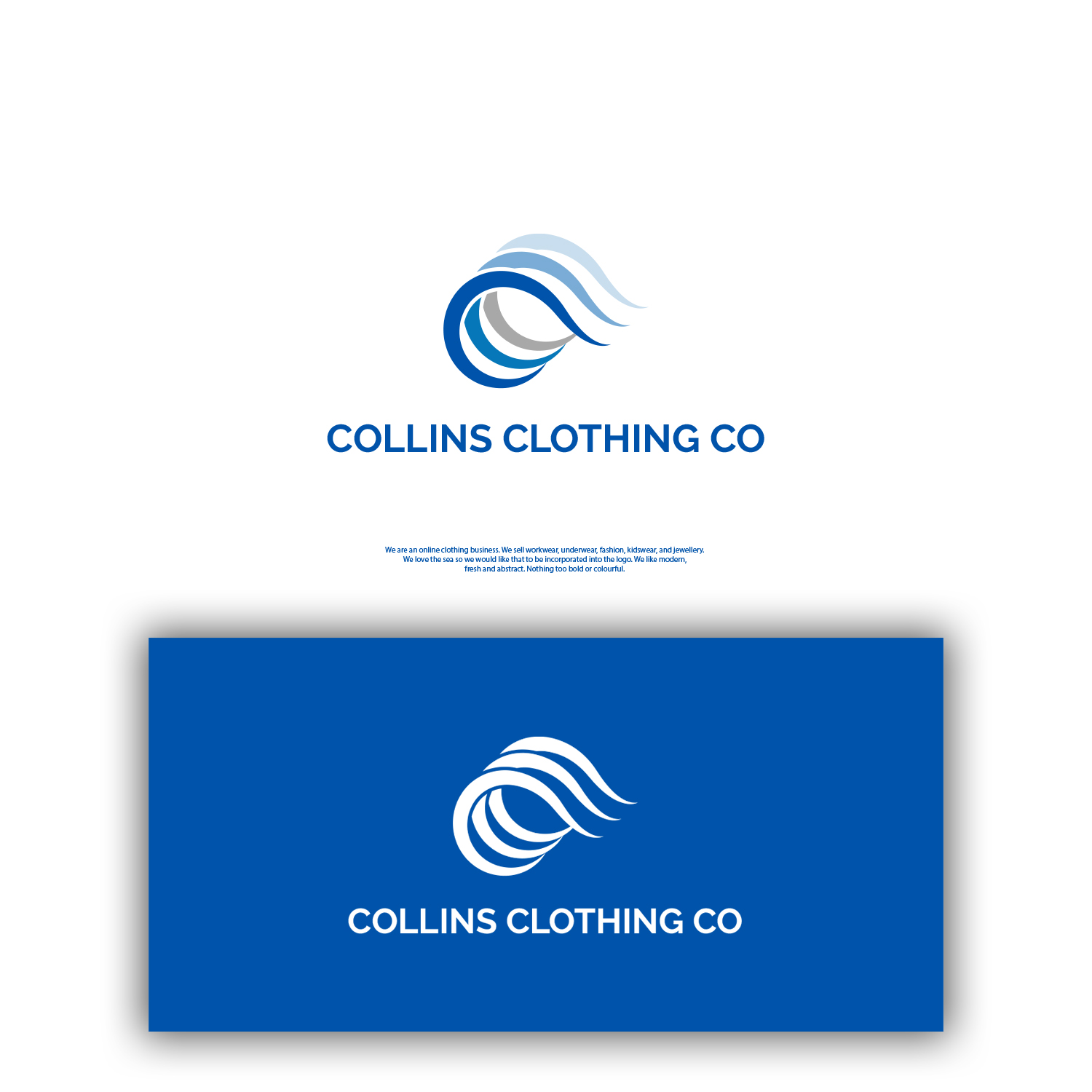 Logo Design by NZ Creatives for Collins Clothing Co | Design #28128728