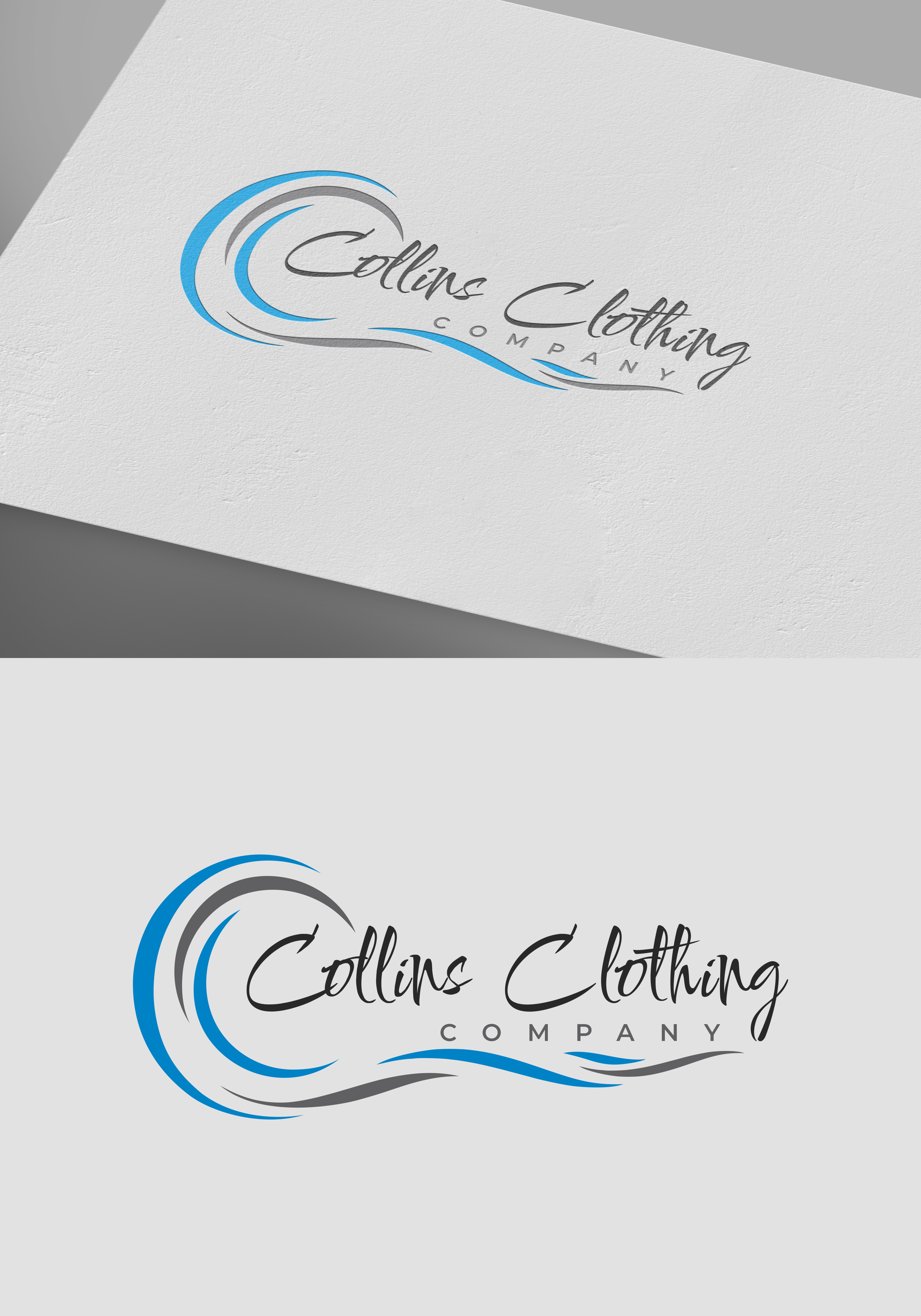 Logo Design by Rizal Bagus for Collins Clothing Co | Design #28117723