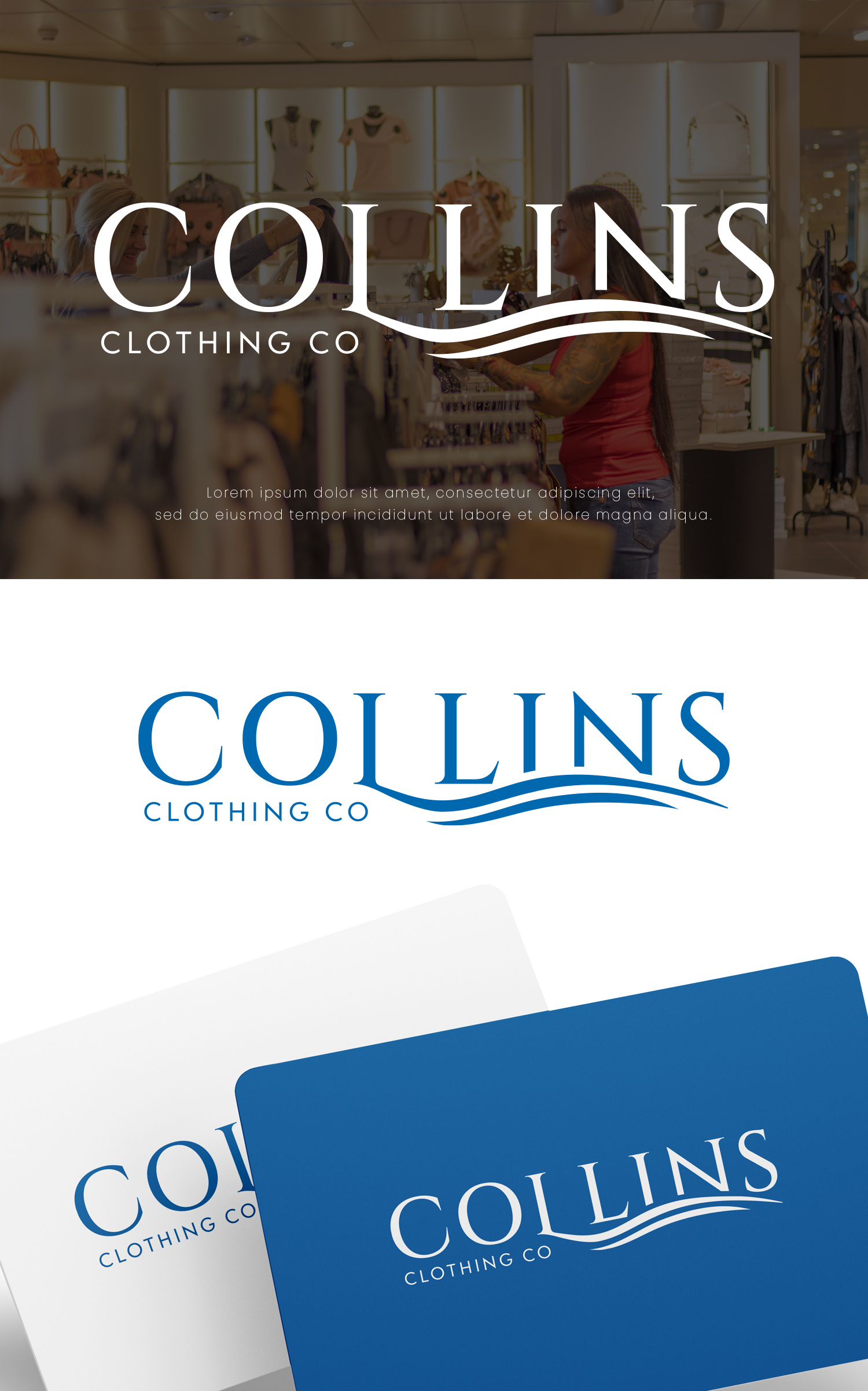 Logo-Design von Modeform für Collins Clothing Co | Design #28114725