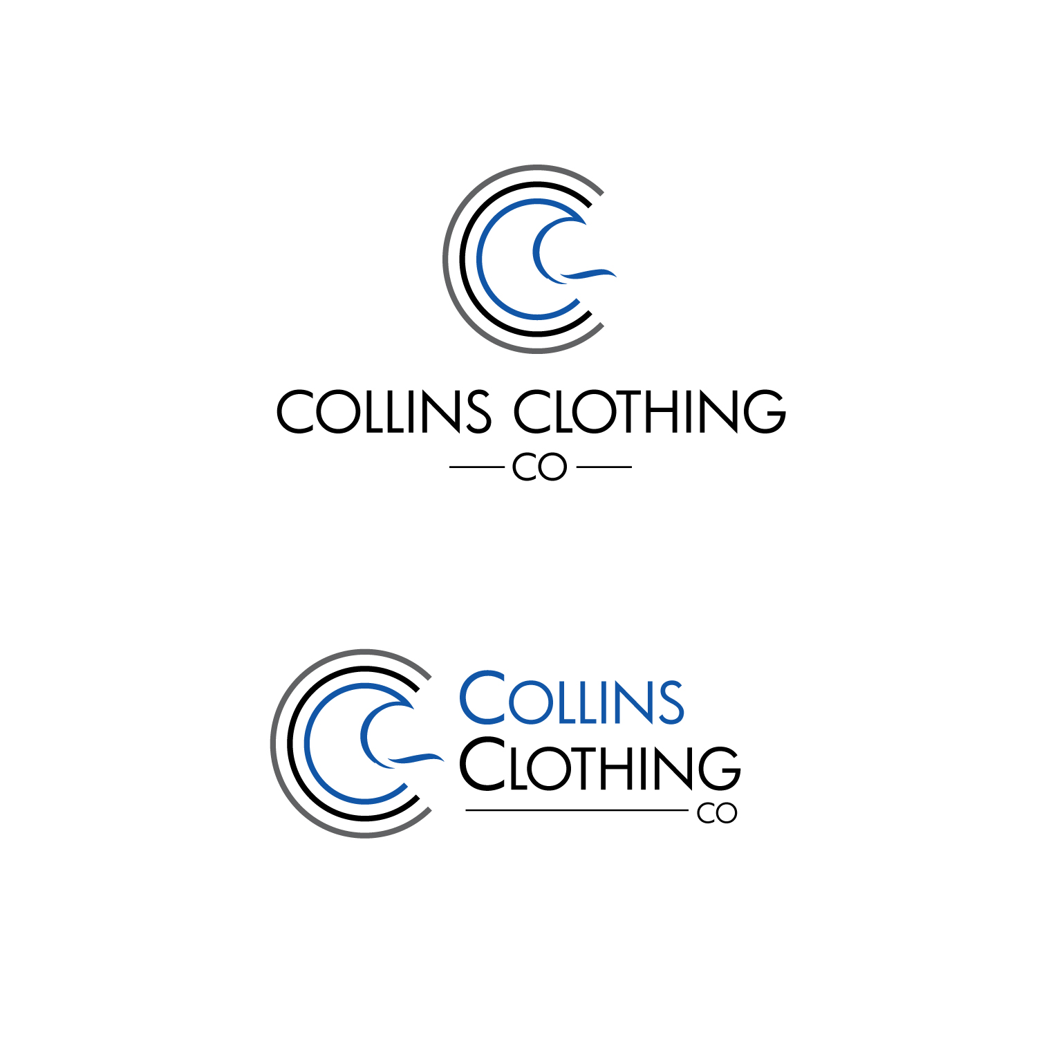 Logo Design by geni for Collins Clothing Co | Design #28177578